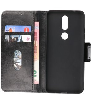 Portemonnee Wallet Case Hoesje voor Nokia 2.4 - Zwart