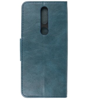 Portemonnee Wallet Case Hoesje voor Nokia 2.4 - Blauw