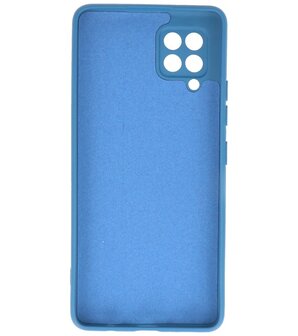 2.0mm Dikke Fashion Backcover Telefoonhoesje voor Samsung Galaxy A42 5G - Navy