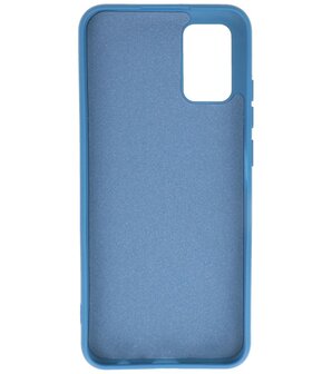 2.0mm Dikke Fashion Backcover Telefoonhoesje voor Samsung Galaxy A02s - Navy