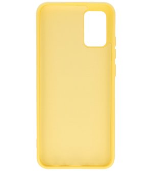 2.0mm Dikke Fashion Backcover Telefoonhoesje voor Samsung Galaxy A02s - Geel
