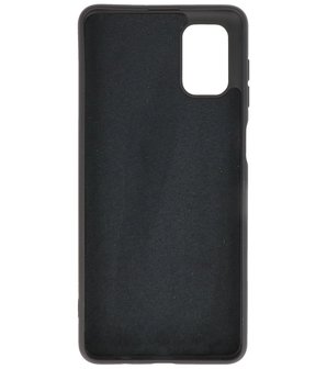 2.0mm Dikke Fashion Backcover Telefoonhoesje voor Samsung Galaxy M51 - Zwart