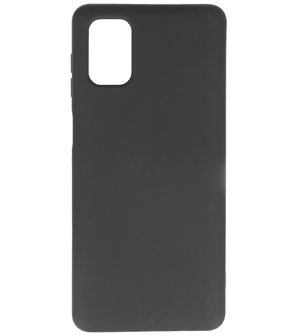 2.0mm Dikke Fashion Backcover Telefoonhoesje voor Samsung Galaxy M51 - Zwart