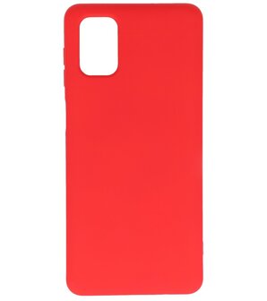 2.0mm Dikke Fashion Backcover Telefoonhoesje voor Samsung Galaxy M51 - Rood