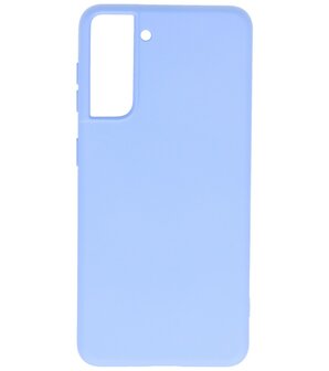 2.0mm Dikke Fashion Backcover Telefoonhoesje voor Samsung Galaxy S21 - Paars