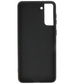 2.0mm Dikke Fashion Backcover Telefoonhoesje voor Samsung Galaxy S21 Plus - Zwart