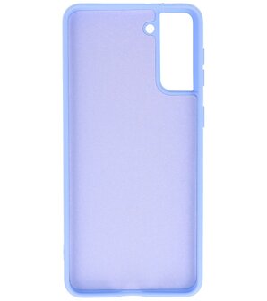 2.0mm Dikke Fashion Backcover Telefoonhoesje voor Samsung Galaxy S21 Plus - Paars