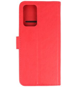 Booktype Wallet Case Telefoonhoesje voor Samsung Galaxy A72 5G - Rood