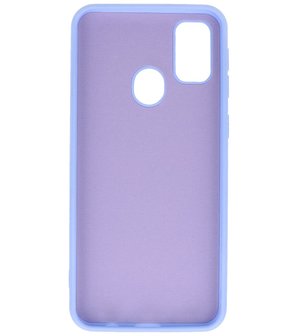 2.0mm Dikke Fashion Backcover Telefoonhoesje voor Samsung Galaxy M21 - Paars