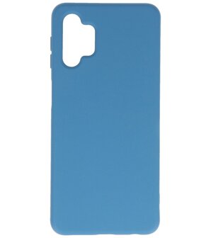 2.0mm Dikke Fashion Backcover Telefoonhoesje voor Samsung Galaxy A32 5G - Navy