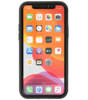 Tough Armor Hardcase Met Standfunctie Hoesje voor iPhone 11 Pro - Zilver