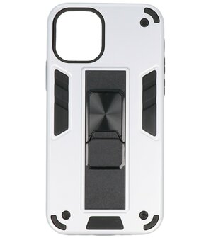 Tough Armor Hardcase Met Standfunctie Hoesje voor iPhone 11 Pro - Zilver