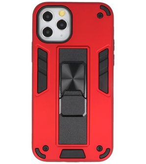 Tough Armor Hardcase Met Standfunctie Hoesje voor iPhone 11 Pro - Rood