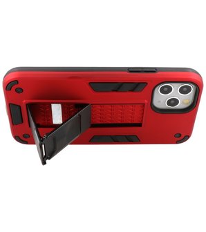 Tough Armor Hardcase Met Standfunctie Hoesje voor iPhone 11 Pro - Rood