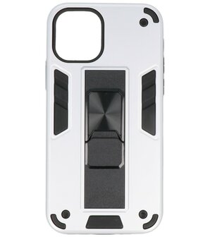 Tough Armor Hardcase Met Standfunctie Hoesje voor iPhone 11 Pro Max - Zilver