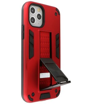 Tough Armor Hardcase Met Standfunctie Hoesje voor iPhone 11 Pro Max - Rood