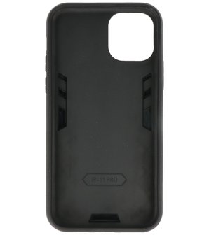 Tough Armor Hardcase Met Standfunctie Hoesje voor iPhone 11 Pro Max - Donker Groen