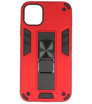 Tough Armor Hardcase Met Standfunctie Hoesje voor iPhone 11 - Rood