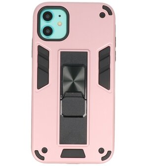 Tough Armor Hardcase Met Standfunctie Hoesje voor iPhone 11 - Roze