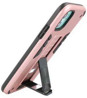 Tough Armor Hardcase Met Standfunctie Hoesje voor iPhone 11 - Roze