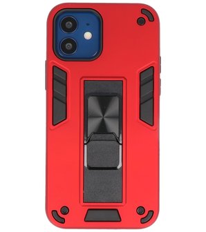 Tough Armor Hardcase Met Standfunctie Hoesje voor iPhone 12 Mini - Rood