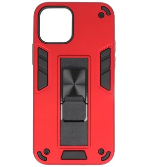 Tough Armor Hardcase Met Standfunctie Hoesje voor iPhone 12 Mini - Rood