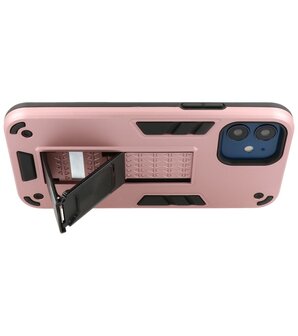 Tough Armor Hardcase Met Standfunctie Hoesje voor iPhone 12 Mini - Roze