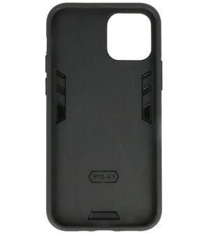 Tough Armor Hardcase Met Standfunctie Hoesje voor iPhone 12 - 12 Pro - Roze