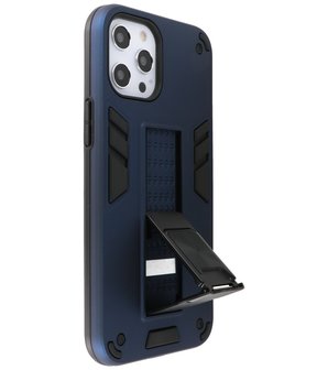 Tough Armor Hardcase Met Standfunctie Hoesje voor iPhone 12 Pro Max - Navy