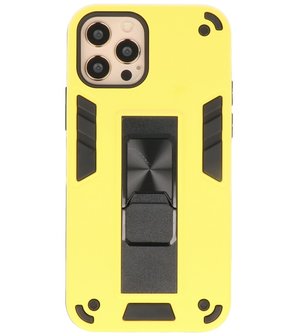 Tough Armor Hardcase Met Standfunctie Hoesje voor iPhone 12 Pro Max - Geel