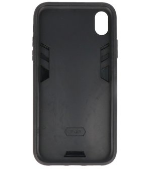 Tough Armor Hardcase Met Standfunctie Hoesje voor iPhone XR - Navy