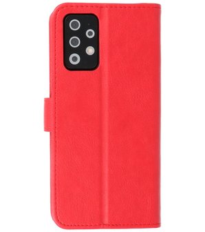 Booktype Wallet Case Telefoonhoesje voor Samsung Galaxy A72 5G - Rood