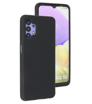 2.0mm Dikke Fashion Backcover Telefoonhoesje voor Samsung Galaxy A32 5G - Zwart