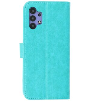 Booktype Wallet Case Telefoonhoesje voor Samsung Galaxy A32 5G - Groen