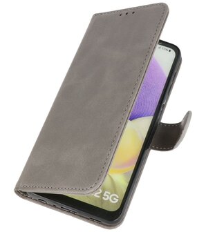 Booktype Wallet Case Telefoonhoesje voor Samsung Galaxy A32 5G - Grijs