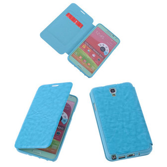 Bestcases Turquoise TPU Book Case Flip Cover Motief Samsung Galaxy Note 3 Neo