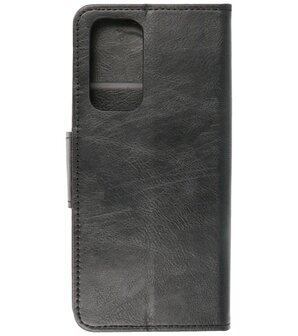 Portemonnee Wallet Case Hoesje voor OnePlus 9 - Zwart