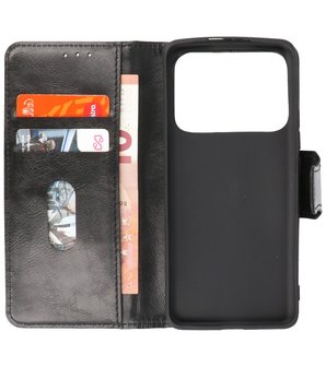 Portemonnee Wallet Case Hoesje voor Xiaomi Mi 11 Ultra - Zwart