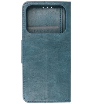 Portemonnee Wallet Case Hoesje voor Xiaomi Mi 11 Ultra - Blauw