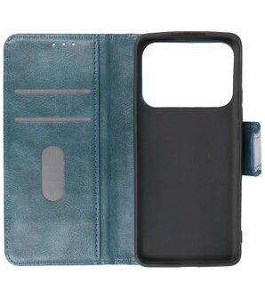 Portemonnee Wallet Case Hoesje voor Xiaomi Mi 11 Ultra - Blauw