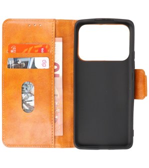 Portemonnee Wallet Case Hoesje voor Xiaomi Mi 11 Ultra - Bruin