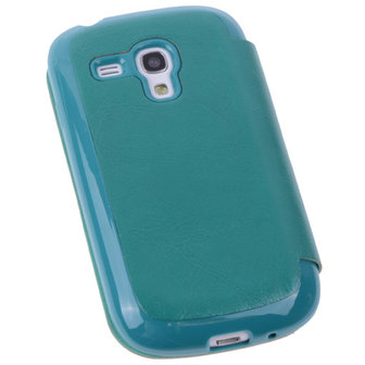 View Case Groen Hoesje voor Samsung Galaxy S3 Mini VE TPU Bookcover