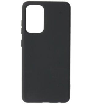 2.0mm Dikke Fashion Backcover Telefoonhoesje voor Samsung Galaxy A52 / A52 5G - Zwart