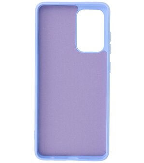 2.0mm Dikke Fashion Backcover Telefoonhoesje voor Samsung Galaxy A52 / A52 5G - Paars