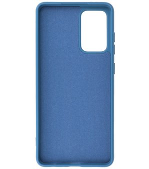 2.0mm Dikke Fashion Backcover Telefoonhoesje voor Samsung Galaxy A72 / A72 5G - Navy
