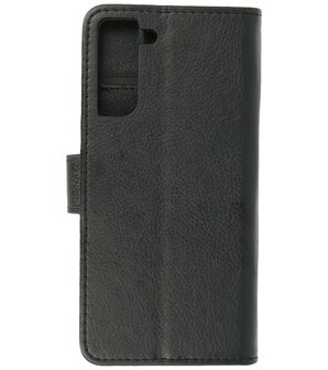 Booktype Wallet Case Telefoonhoesje voor Samsung Galaxy S21 - Zwart