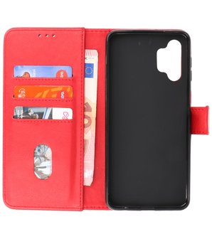 Booktype Wallet Case Telefoonhoesje voor Samsung Galaxy A32 4G - Rood