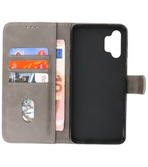 Booktype Wallet Case Telefoonhoesje voor Samsung Galaxy A32 4G - Grijs