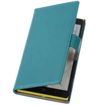 PU Leder Groen Hoesje Nokia Lumia 1320 Book/Wallet Case/Cover 