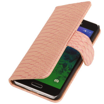 BC Slang Pink Hoesje voor Samsung Galaxy Core Plus Bookcase Cover